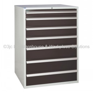 Euroslide Storage Cabinet 7 Drawer 1200mm
